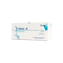 Dolvic-K 50 mg 20 Tablets