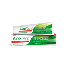 Optima AloeDent Triple Action Aloe Vera Fluoride Free Toothpaste 100 ml