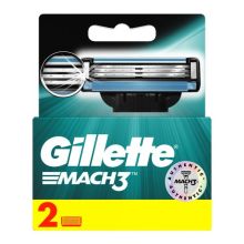 Gillette Mach3 Razor Blade Refills, 2 count