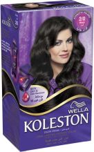 Wella Koleston Black 2/0 Color Hair Cream Kit
