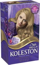 Wella Koleston Light Ash Blonde 8/1 Color Hair Cream Kit
