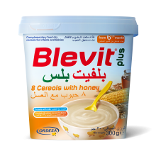 Blevit Plus 8 Cereals With honey 300 gm
