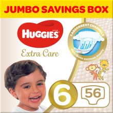 Huggies Extra Care, Size 6, 15+ kg, Jumbo Box, 42 Diapers