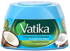 Vatika Styling Hair Cream Volm&Thcknss Coco Hena 210 Ml