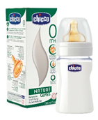 Chicco Wellbeing Glass Baby Bottle Regular Flow 0m 150ml