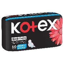 Kotex Maxi thick Normal With Wings Black 50 Pads