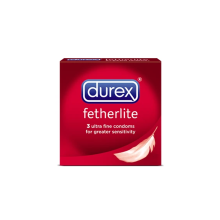 Durex Fetherlite Ultra Thin Feel Condoms 3 Condoms