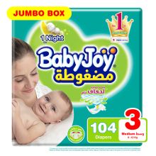 Baby Joy Jumbo 3 Medium 1 X 104 Box