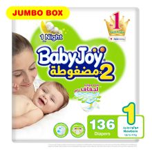 Baby Joy Jumbo 1 New Born 1 X 136 Box