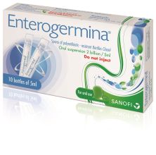 Enterogermina Probiotic Oral Suspension 2 Billion / 5ml 10 Bottles