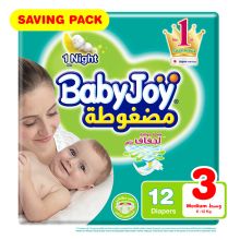 BabyJoy Culotte Size 3 Medium 6-12 kg Saving Pack 12 Diaper Pants