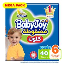 BabyJoy Culotte Size 6 Junior XXL 16+ kg Mega Pack 40 Diaper Pants