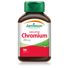 GT Chelated Chromium 200 Mcg 100 Tab Jamieson