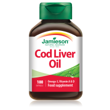 GT Cod Liver Oil 100 Softgels Jamieson