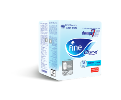 Fine Care Adult Diapers Unisex Briefs Medium Waist 75-110 cm 36 Pieces