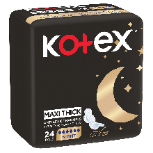 Kotex Maxi thick Night 24 Pads