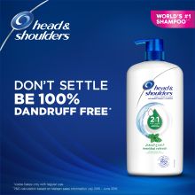 Head & Shoulders Menthol Refresh 2in1 Anti-Dandruff Shampoo with Conditioner 900 ml