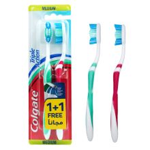 Colgate Toothbrush Triple Action Medium 1+1 Free