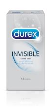 Durex Invisible Extra Thin Condom 12 Pieces