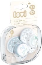 Lovi Dynamic Soother Silicone 0-3 Months 2 Pcs