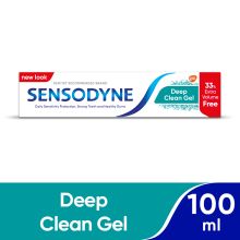 Sensodyne Deep Clean Gel Tooth Paste 100ml 33% Free