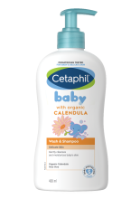 Cetaphil Baby Wash-Shampoo With Organic Calendula 400Ml