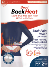 Blood PS Love Back Heat Back Pain Relief 2 Patches