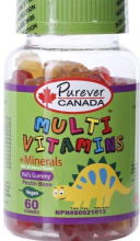 Purever kids Gummy multivitamin 60 Gummies