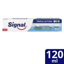 SIgnal Triple Action Cavity&Whitening&Fresh Breath Tooth Paste 120ml