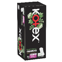 Kotex Natural Pantyliners Cotton Normal 30 Liners