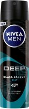 Nivea Deo Spray Men Deep Black Carbon Beat 150ml