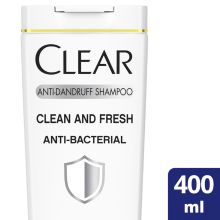 Clear Shampoo Women Anti Bacterial Clean &Fresh 400ml