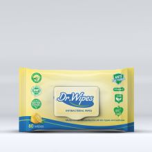 Dr Wipes Antibacterial Antiseptic wipes 80 pieces