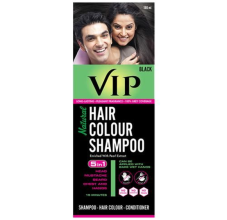 Vip Hair Colour Shampoo 5 In 1 Black 180ml