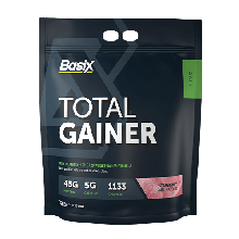 BASIX Total Gainer - Strawberry Swirl - 15 lb
