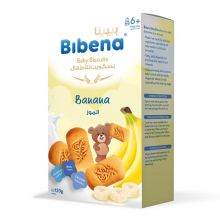 Bibena Baby Biscuits Banana 6+ 120g