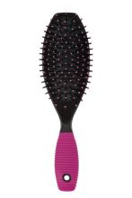 Intervion Hair Brush Black with Violet Handle