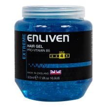 Enliven Men Hair Gel Extreme Blue 500ml