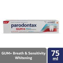 Paradontax Gum + Breath & Sensitivity Whitening Tooth Paste 75ml