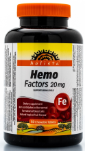 Holista Hemo Factors 20 Mg 60 Chewable Tablets