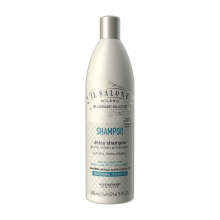 IL Salone shampoo detox with vegetal charcoal, Caffeine, Biotin & Panthenol for all hair types 500ml