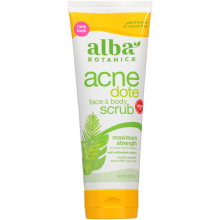 Alba Botanica Acne Dote Face &Body Scrub 227g