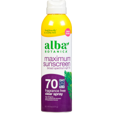Alba Botanica Max Sun Screen Clear Spray 70SPF 171g