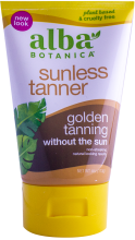 Alba Botanica Sunless Tanner Golden Tanning 113g