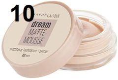 Maybelline Dream Matte Mousse SPF 15 Foundation 10 Ivory 18