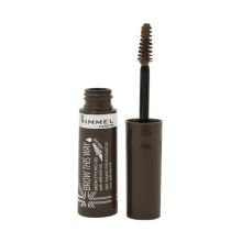 Rimmel Brow This Way Orgna Oil Med Brown Eyebrow Gel 002
