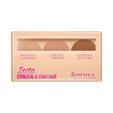 Rimmel Insta Medium Face Conceal & Contour Palette 020