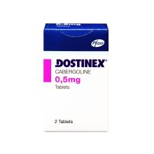 Dostinex prolactin hormone medicine 0.5 mg Tablet 2pcs