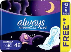Always Dreamz Maxi Thick Night 48 Pcs
