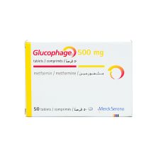 Glucophage 500 Mg 50 Tab